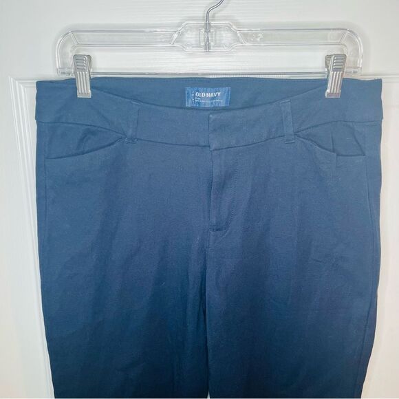 Old Navy The Pixie Mid-Rise Ankle Pants Skinny Navy 10 Tall - Picture 4 of 9